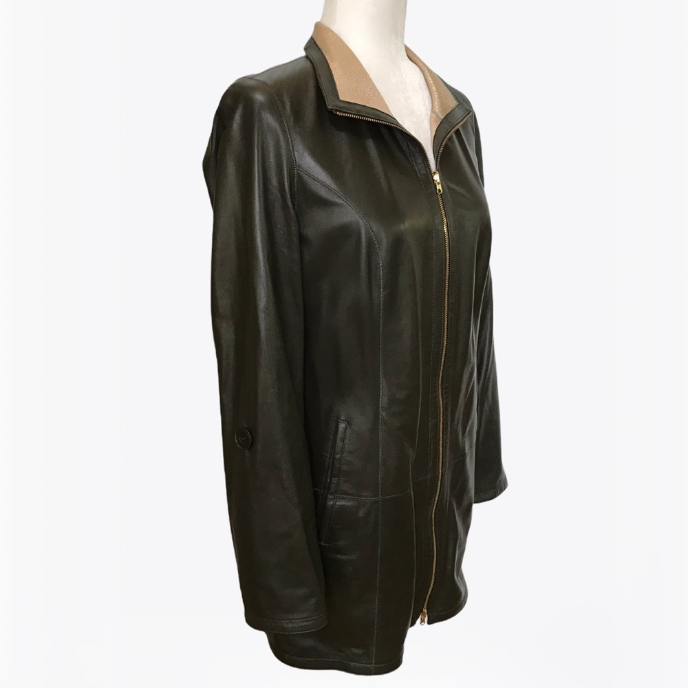 Overland Rebecca Lambskin Leather Jacket -XS/S - Picture 11 of 17